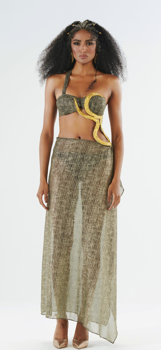 Body Gold Snake dress