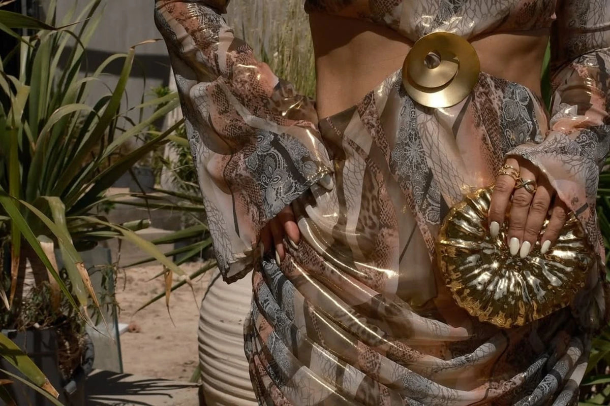 The Golden Buckle Dress