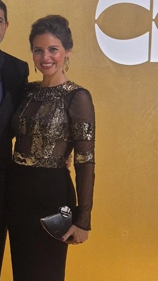 The Gold - Black Brocade set